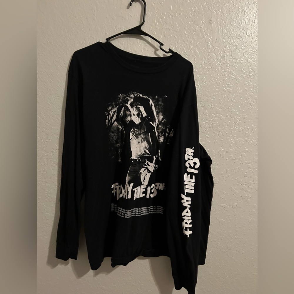 Friday the 13th you’re all doomed unisex long sleeve tee